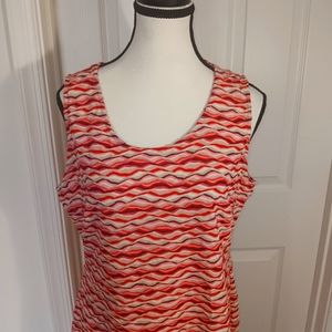 Long dress colorful wavy spring